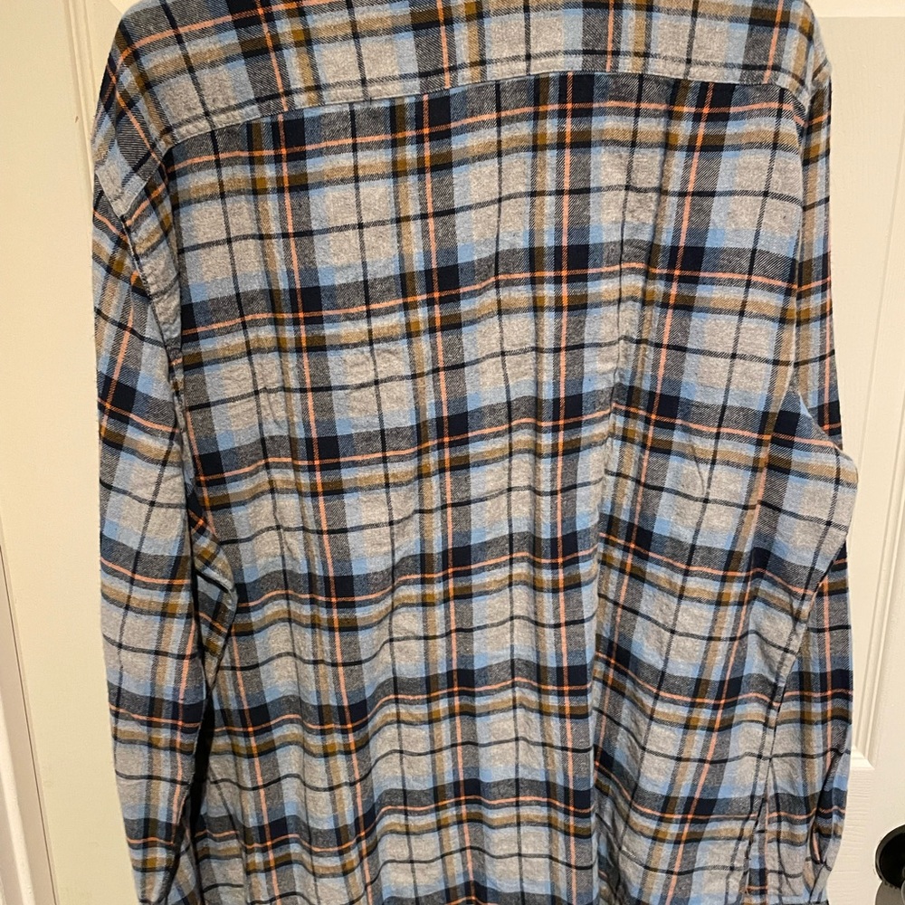 Sonoma 2XL mens flannel. Blue and gray.